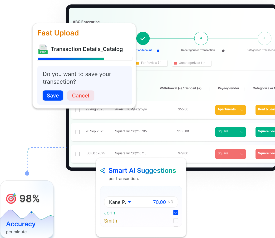 Client portal screen